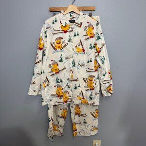 NICK & NORA vintage rubber duck cotton pajama set L XL